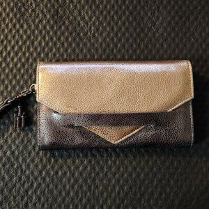 Rose Gold Silver Castle Disney Kingdom Couture Wallet Purse